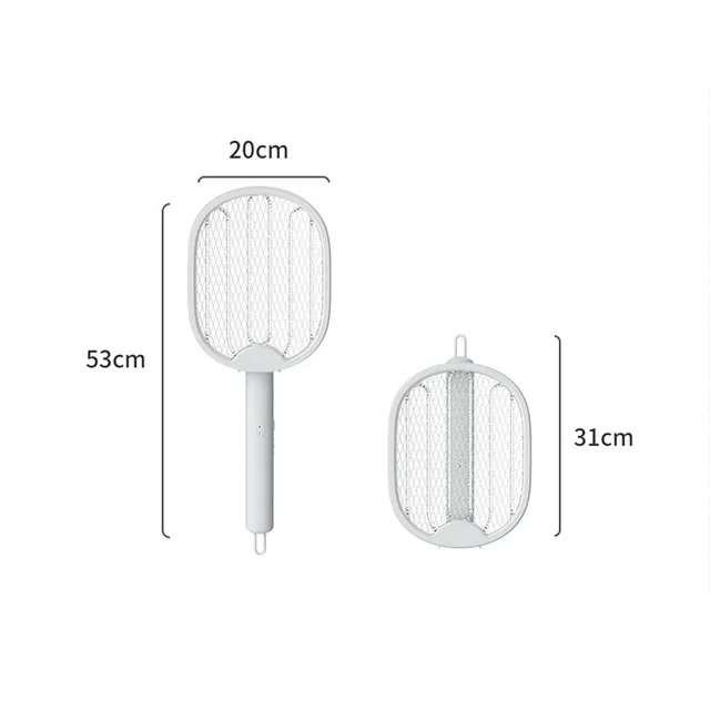Elektromos Szúnyog Swatter Kézi Forgatható Szúnyoggyilkos Lámpa Összecsukható Uv Könnyű Hiba Zapper Wallmounted Töltő Légy - Image 6