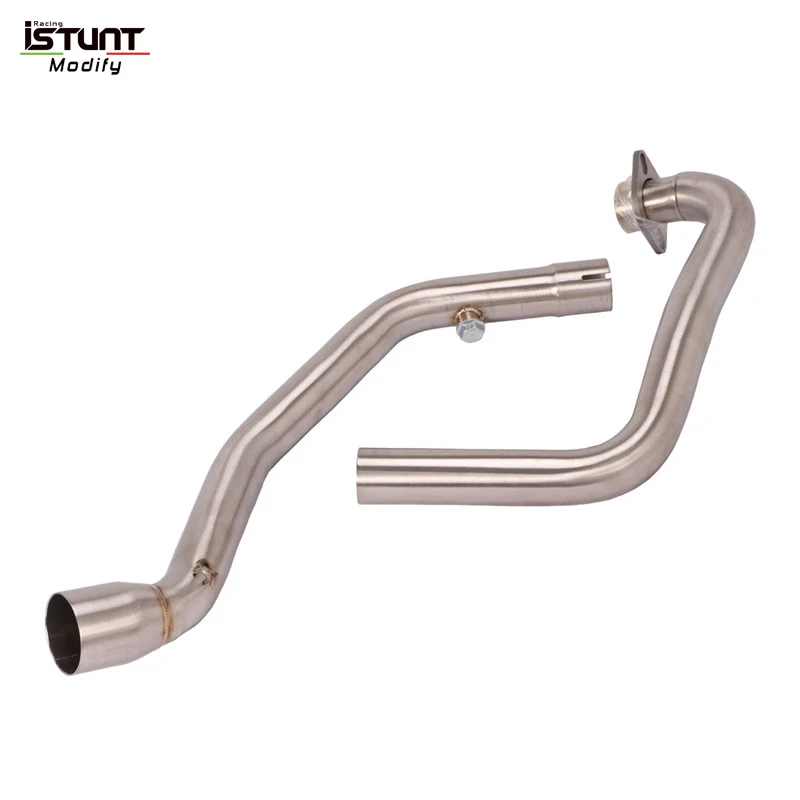 Slip On Motorcycle Exhaust Muffler Escape Modified Motorbike Front Tube Link Pipe 51mm For SUZUKI GIXXER 250 GIXXER250 SF250 - Image 4