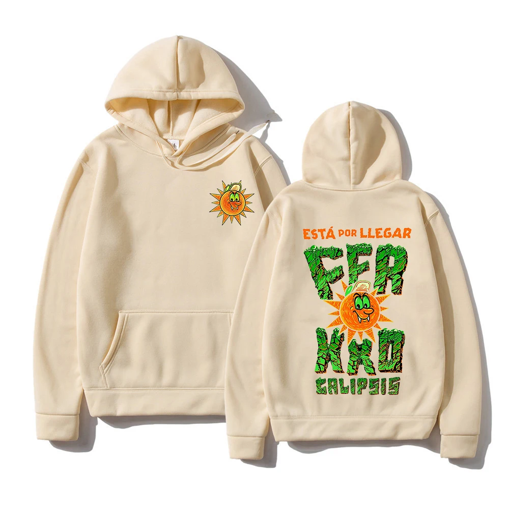 Feid Ferrxxo Calipsis Nitro Monster 2024 Tour Print Hoodie Clothes Autumn Winter Long Sleeve Ferxxo Sweatshirt Female/maleDaily