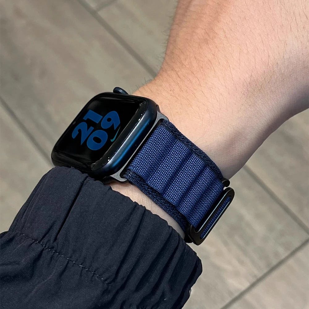 Nylon Alpine Loop Strap for Apple Watch - Durable and Stylish Bracelet Band