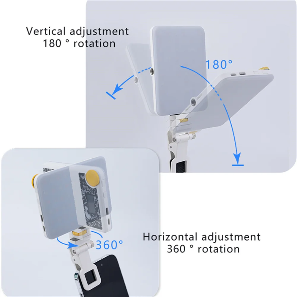 Luz de Preenchimento para Transmissão ao Vivo Luz de Preenchimento Ajustável Modo Clip-on Led Telefone Tablet Selfie Videoconferência Novo - Image 2