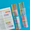 200 Sheets Stickers Transparent Sticky Notebook Pads Notepads Clear Bookmark Read Book Stationery School Supplie 3