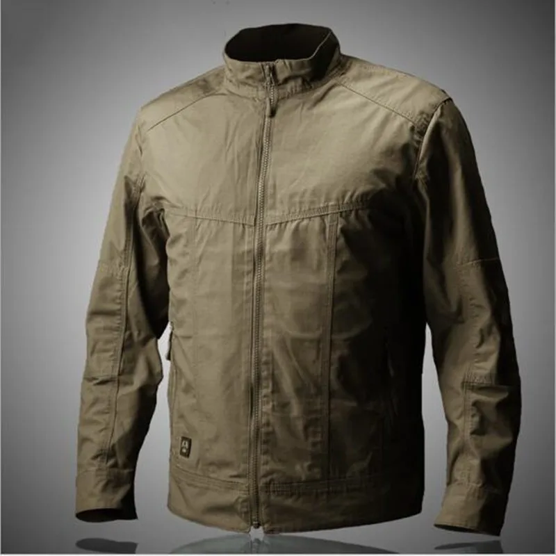 Veste DulCargo d'entraînement en plein air pour hommes, manteau de sport militaire respirant, col montant, escalade, tir, camping, printemps, automne