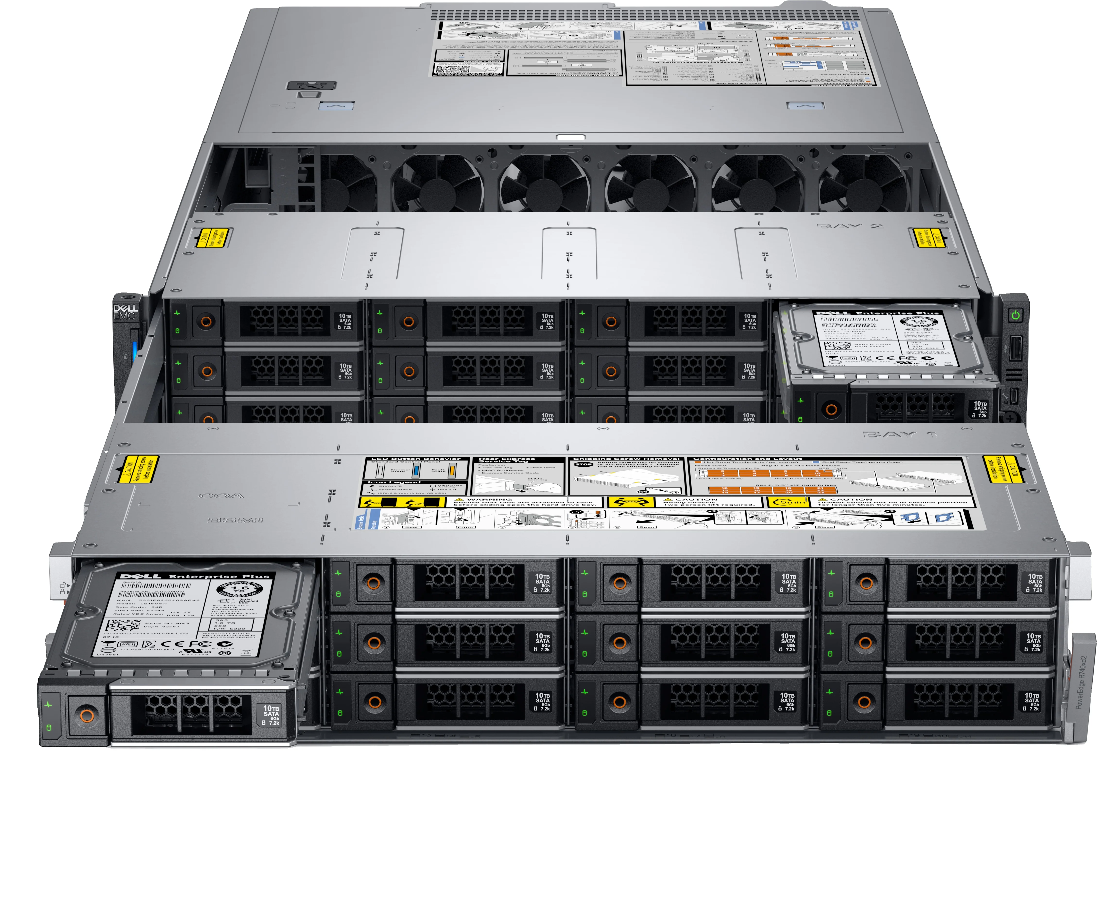Il Server Dell Emc Poweredge R740Xd È Una Piattaforma A Doppio Processore 2U