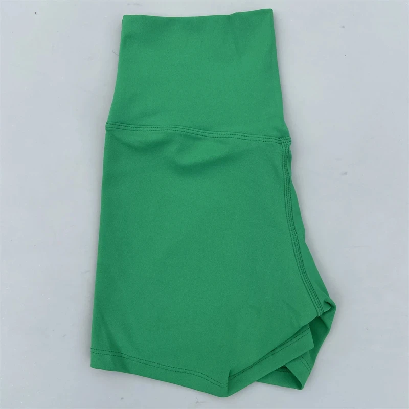 Women Gym Sports Shorts Yoga Shorts High Waist Workout Short Leggings Fitness Short Pants Running Cycling Tight Soft Sportswear 5