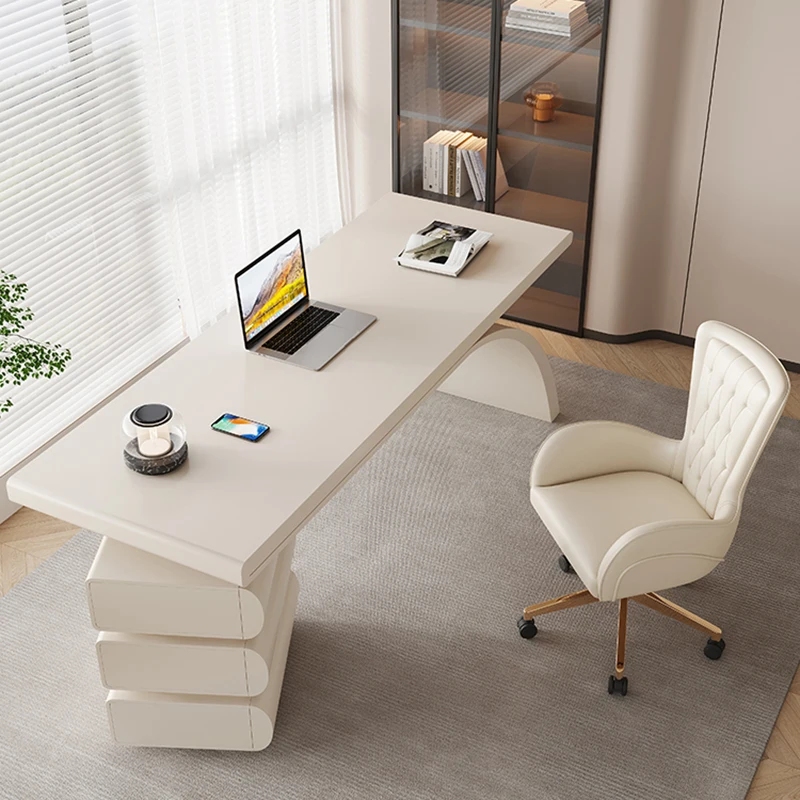 Organization Office Desk Italian Work Desktop Supplies Monitor Stands Office Desk Table Corner Escritorio Gaming Wood Furniture
