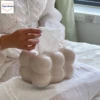 Marshmallow Ceramic Tissue Box Case,Cute Ball Shape Korean Style Tissue Box Cover Holder Boxes Storage Living Room Home Decor 6