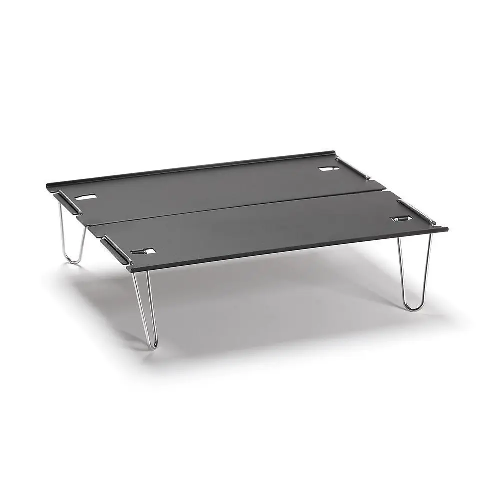 Aluminum Plate Folding Small Table Outdoor Aluminum Alloy Ultra-light Portable Mini Small Outdoor Camping Leisure Small Tea 4
