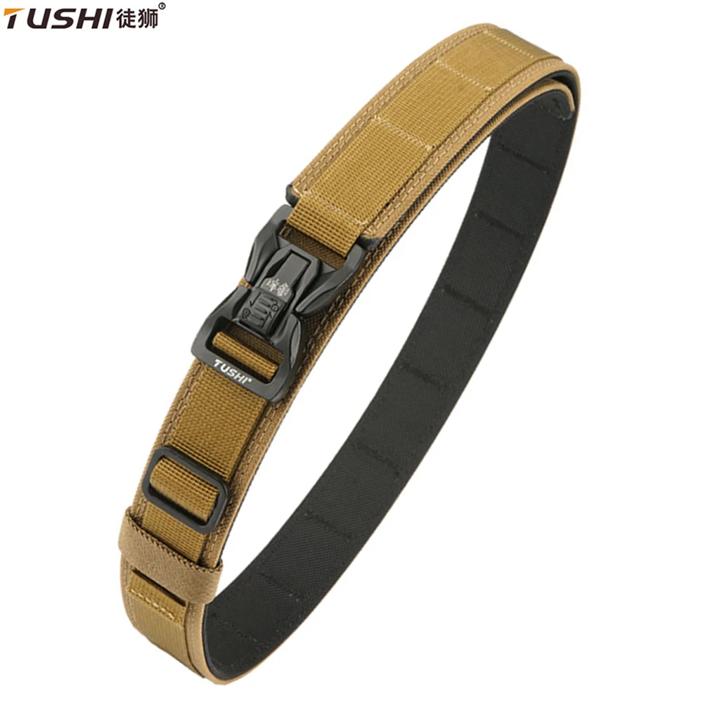 Hebilla TSA Seguridad Cinturón Militar Nylon TSA - Hebilla Plástica Segura, Ajustable Hasta 142cm, Elástico, Varios Colores Cinturón De Trabajo