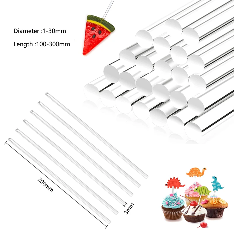 110PCS Clear Acrylic Rod DIY craft architectural model material