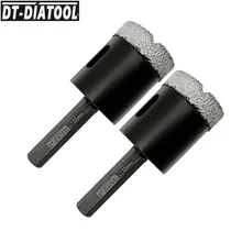 

2pieces Diamond Drill Hole Saw Drill Core Bits Ceramic Tile Dia 32mm Dry Hexagon Shank for Granite Marble Core Drilling Bits