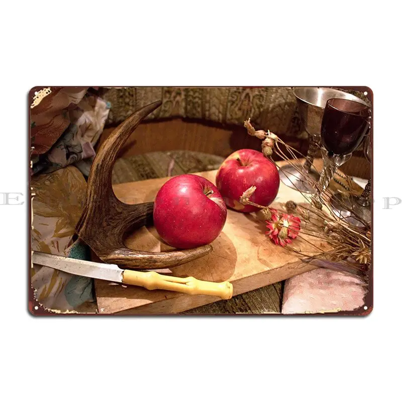 

Still Life Home Decoration Metal Plaque Poster Rusty Kitchen Vintage Character Kitchen Tin Sign Poster