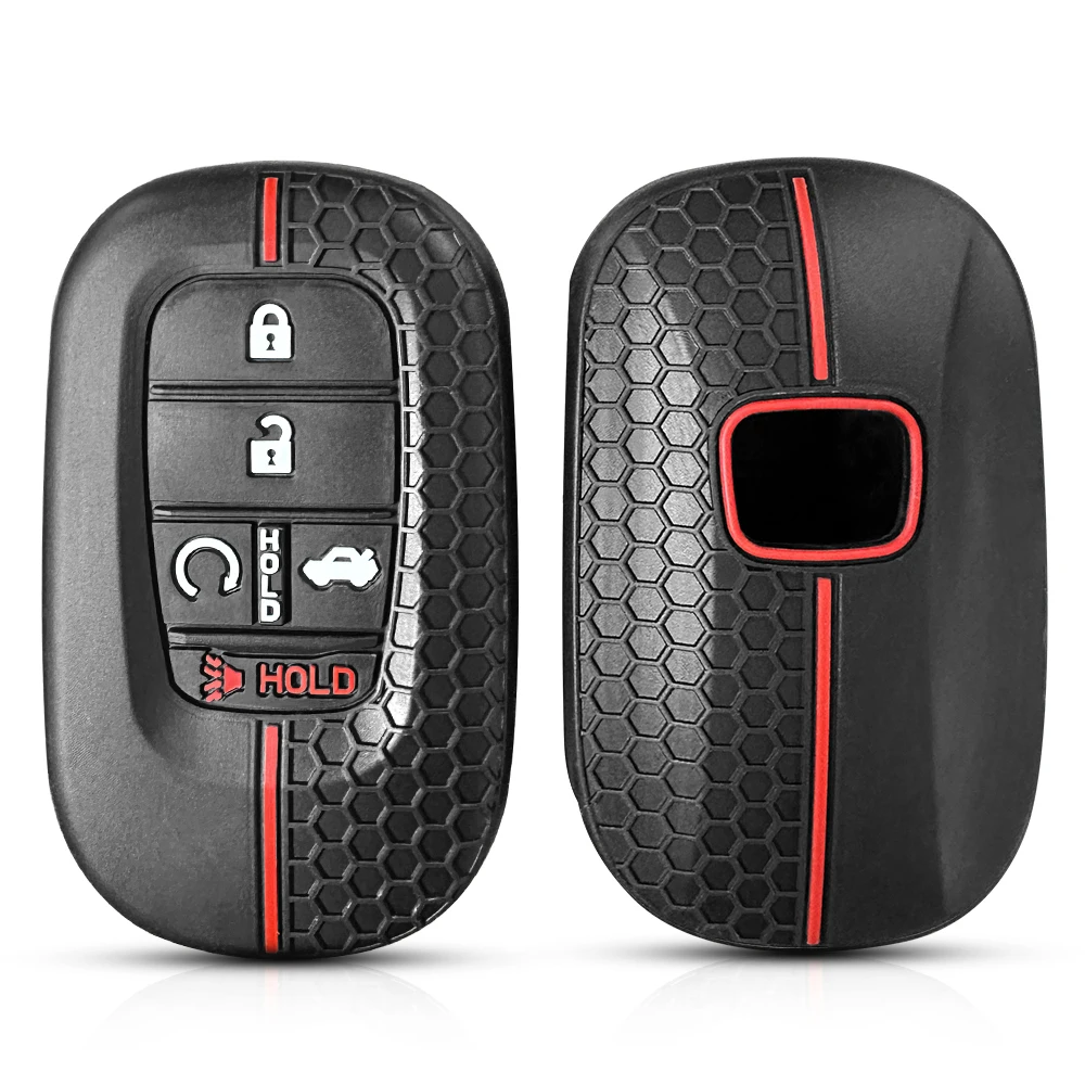 

Car Key Case For Honda Civic Accord Civic 11th Gen City CRV Freed HRV Key Cover Silicone Remote Holder Shell Case Accessories