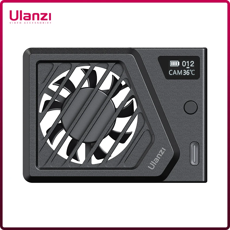 

Ulanzi CA25 Camera Cooling Fan Radiator 4K Recording Kit Heat Sink For Sony ZV-E1 Canon R8 FUJIFILM XT4 Nikon Z30 Camera