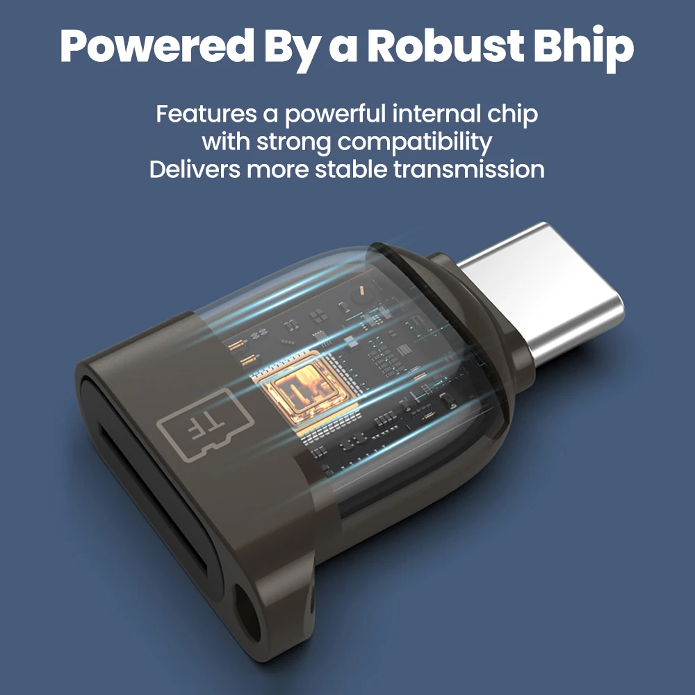 타입 C to TF 카드 리더 OTG 스마트 메모리 카드 USB C 3.0 고속 전송 리더 어댑터 PC 노트북 폰 카드 리더