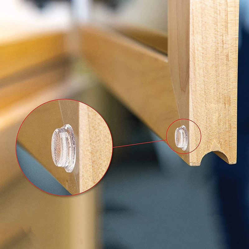 30-100pcs Door Stop Bumpers Transparent Rubber Self-Adhesive Damper Drawers Glass Tops Cutting Boards Picture Frames Furniture rubber furniture pads,rubber door stoppers