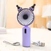 Kawaii Sanrio Electric Fan Cute Cinnamoroll My Melody Cartoon Portable Multi Functional Handheld Fan Creative Girl Gifts 2