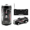 Coke Can RC Car Battery Operated Plastic Remote Control Racing Vehicle LED Lights Micro Racing Car with Roadblocks for Kids Boys 6