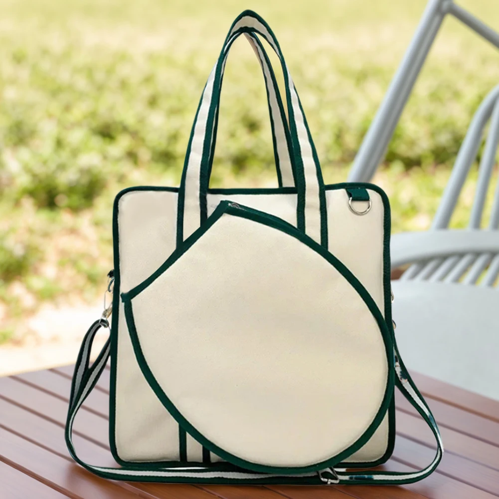 Tennis Racket Bag Large Tennis Racket Shoulder Bag Waterproof Sports Handbag Pickleball Bag for Men and Women 3