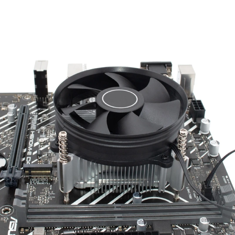 Cpu Cooler Fan 9cm 115x de Refrigeração do Radiador Cpu Dissipador de Calor de 2000rpm para Lga 1200 1700 1356 1150 1151 1155 1156 1200 1700 - Imagem 3