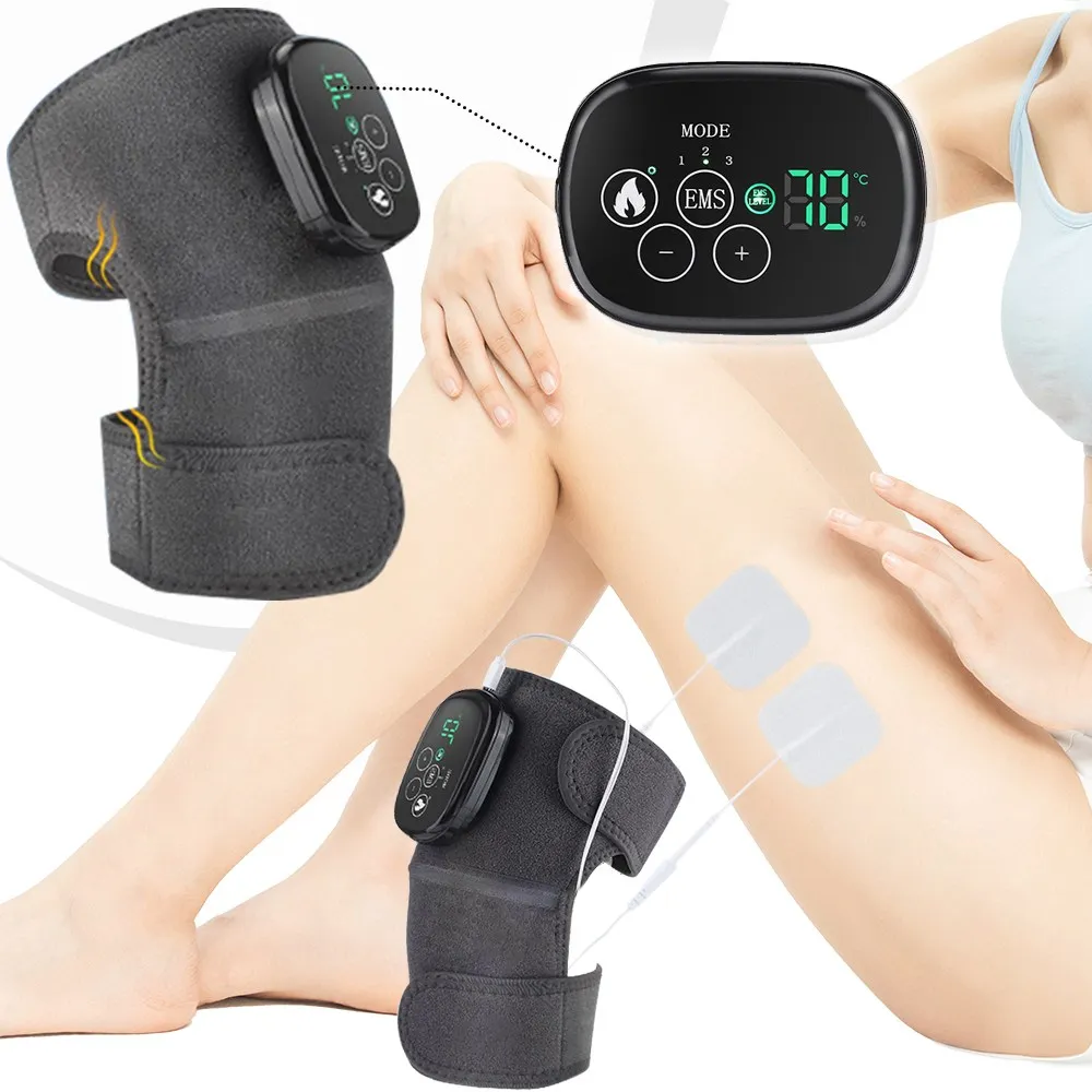 EMS-knee pads, straight arms, shoulder pads, touch button massage/hot compress massage machine massager 2