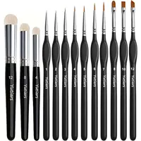 Miniature Paint Brushes Drybrush-13pcs Micro Detail Paint Brush Set, Small Fine Detail Brushes for Acrylic, Watercolor, Oil 2