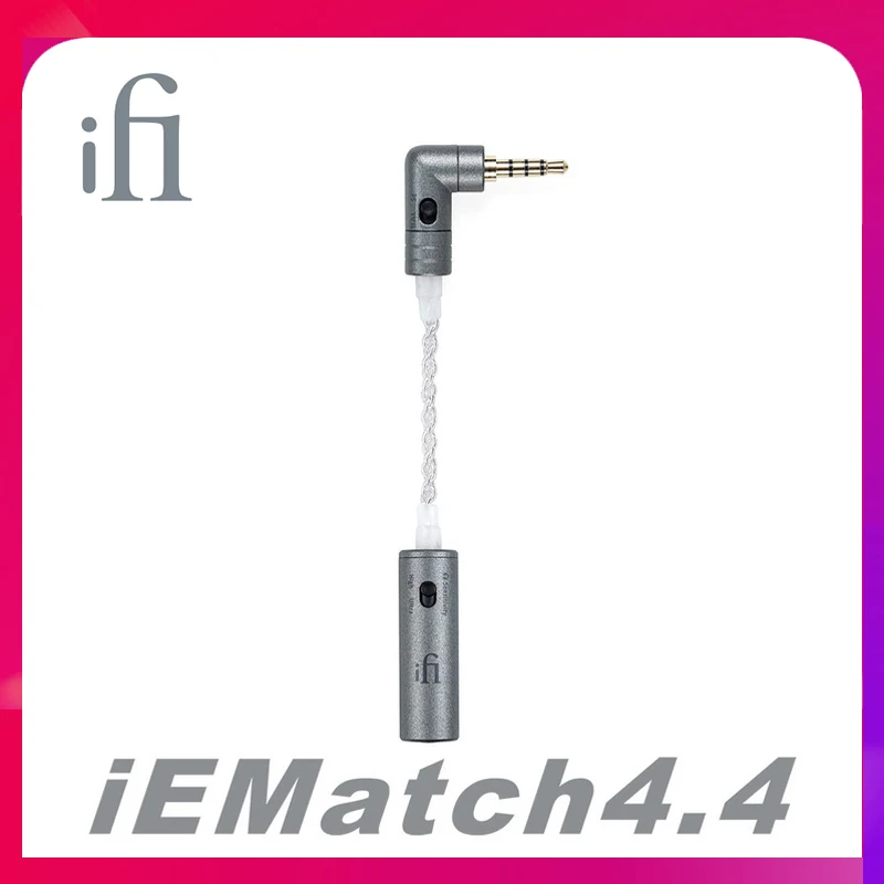 

Адаптер для наушников iFi iEMatch +/4,4 без потерь, с шумоподавлением, с эквалайзером 2,5/3,5 до 4,4 мм