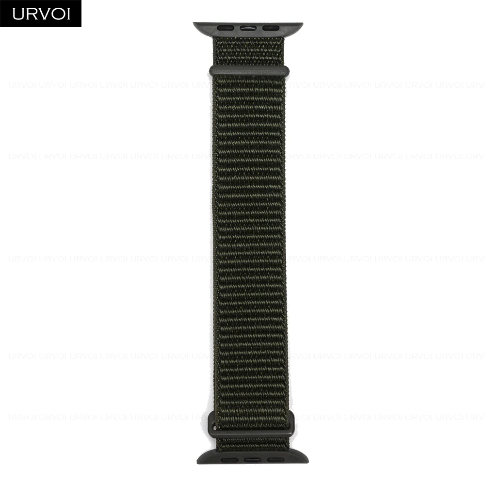 URVOI Premium Nylon Sport Loop Wristband with Hook & Loop Closure