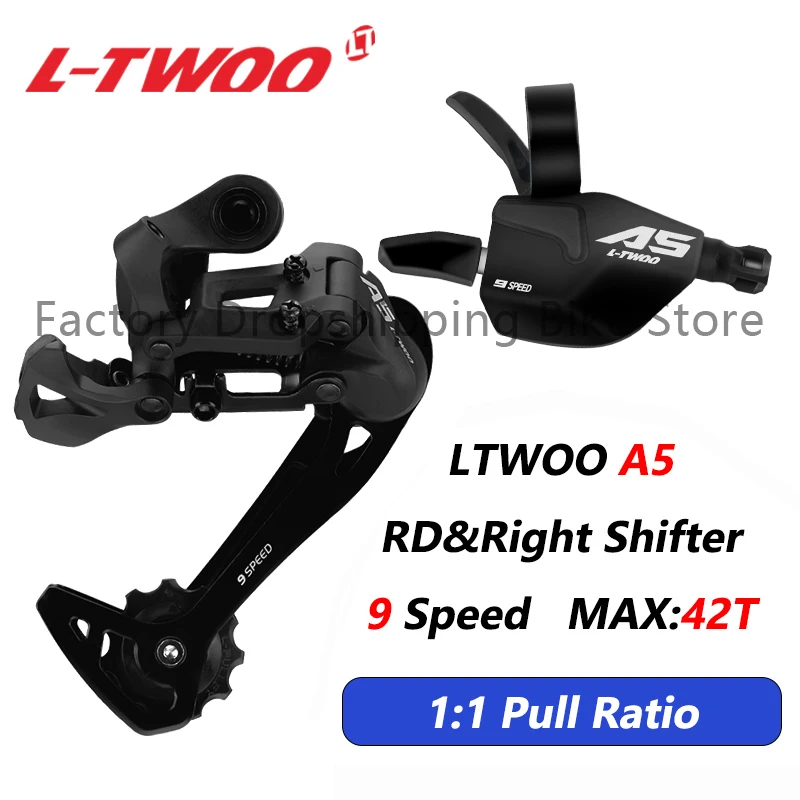【別倉庫からの配送】 Ltwoo A5 1X9 9速度ディレイラートリガーグループセット9 s 9v その他