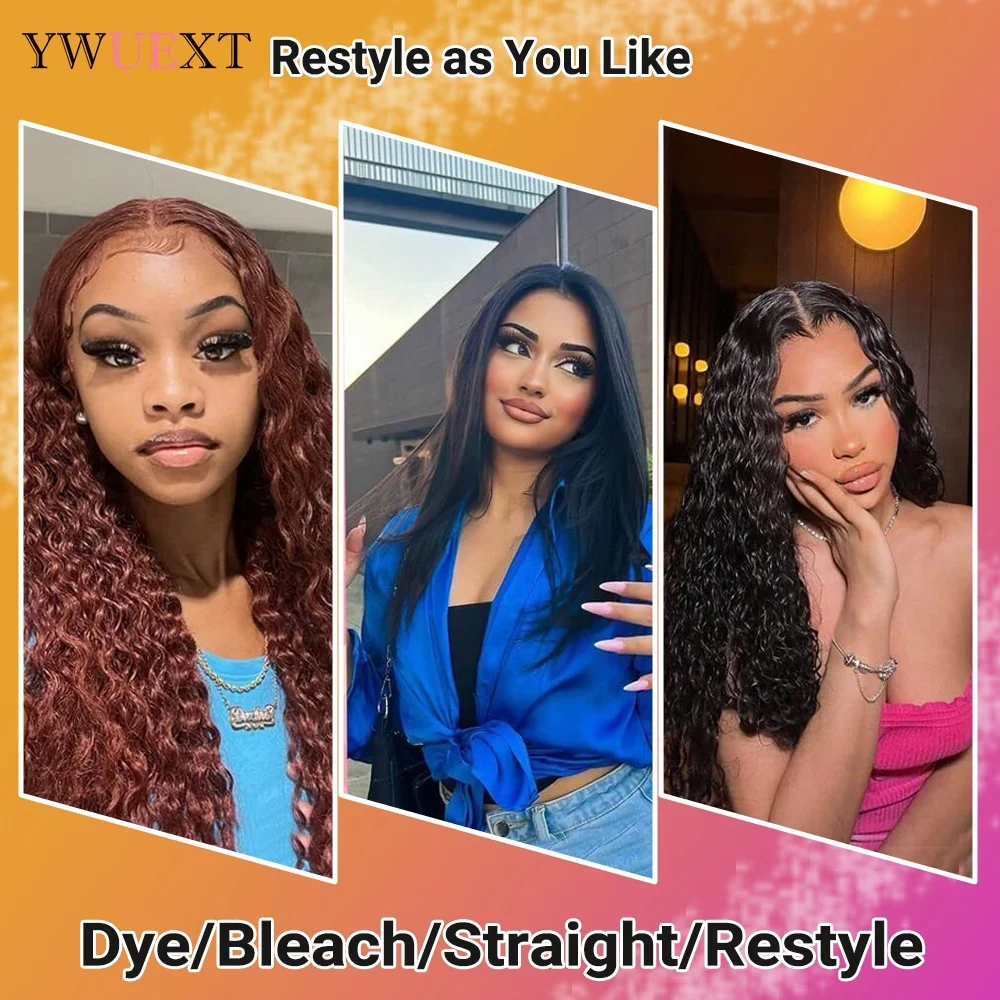 Bulk Human Hair No Weft For Braiding Deep Wave Hair Bundles 14"-26" Natural Black Color Virgin Human For Braids 50g