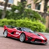 Bburago 1:32 Ferrari FXXK EVO Supercar Alloy Car Toy Car Metal Collection Model Car Sound and light Toys For Children 2