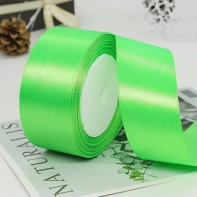 Elegant Satin Ribbons for Decoration and Crafting - 25 Yards