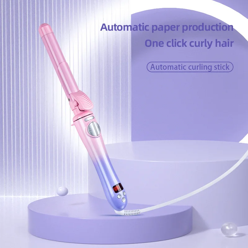 2024 straight hair straightener electric clip with gradient color temperature adjustment styling curler automatic curling rod 90w soldering iron protable digital temp adjustment automatic sleep internal thermal ceramic heating electronic welding tools