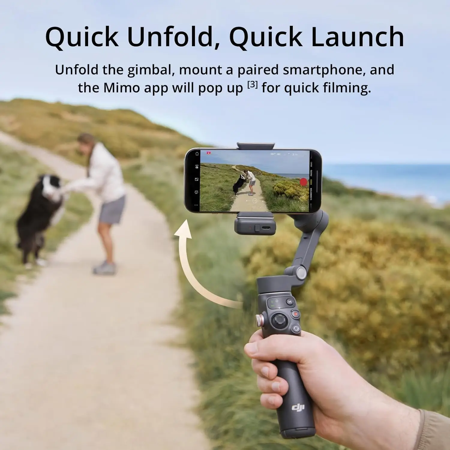 DJI Osmo Mobile 7P Cardan Smartphone 3 Axes Stabilisation ActiveTrack 7.0