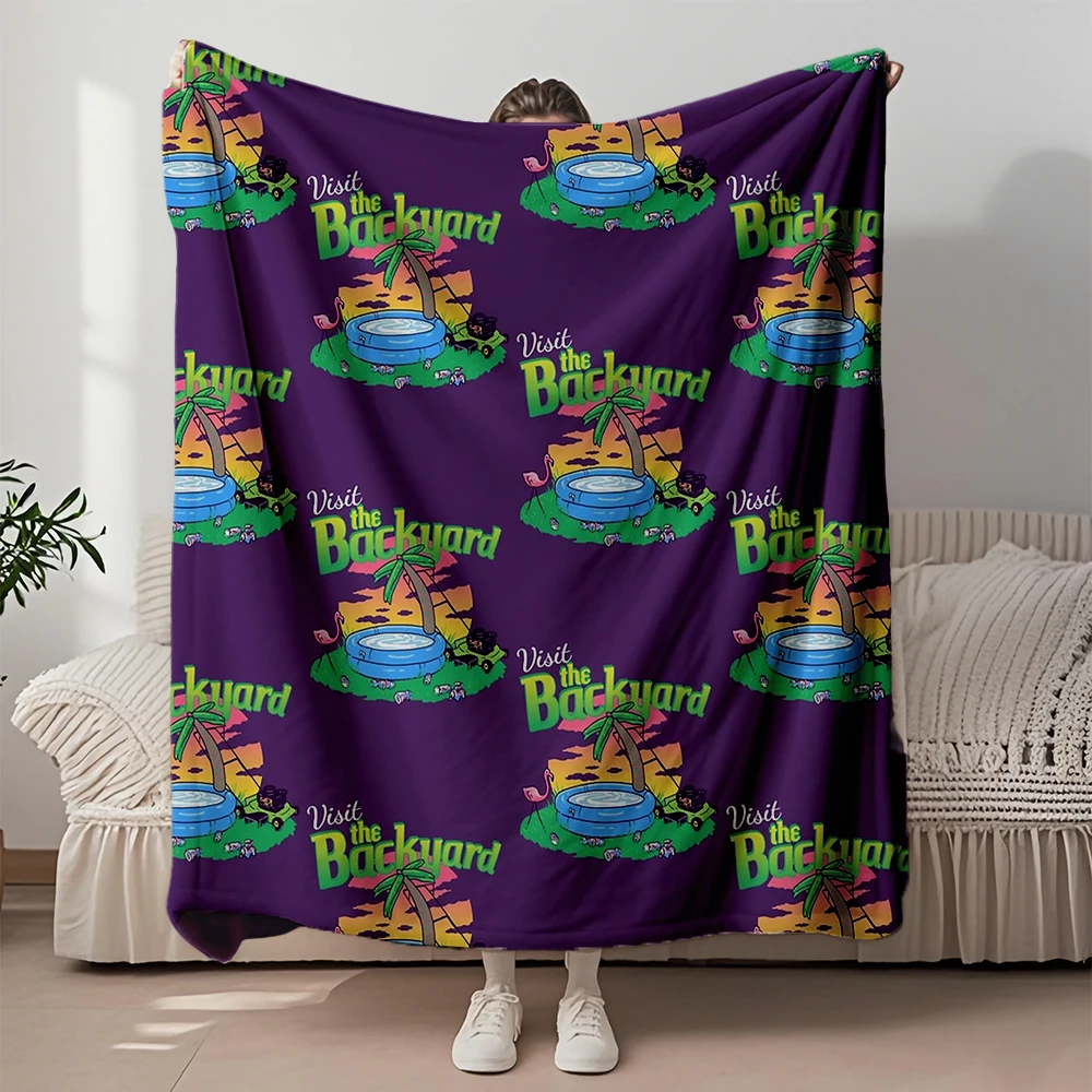 Spring/autumn European Classical Flannel Blanket Bees Reversible Blanket Coverlet Ultra-soft Touch Blankets For Newborns