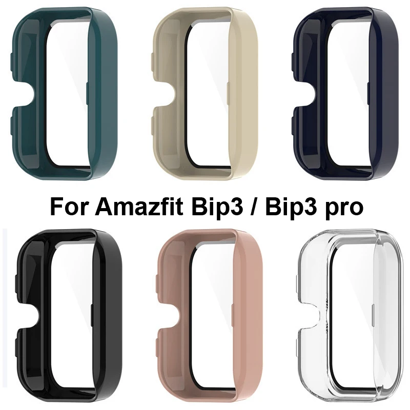 

Screen Protector Case Cover For Amazfit Bip 3 Bip3 Pro Smart Watch Protective Cover Bumper Shell Protection Frame Accessories