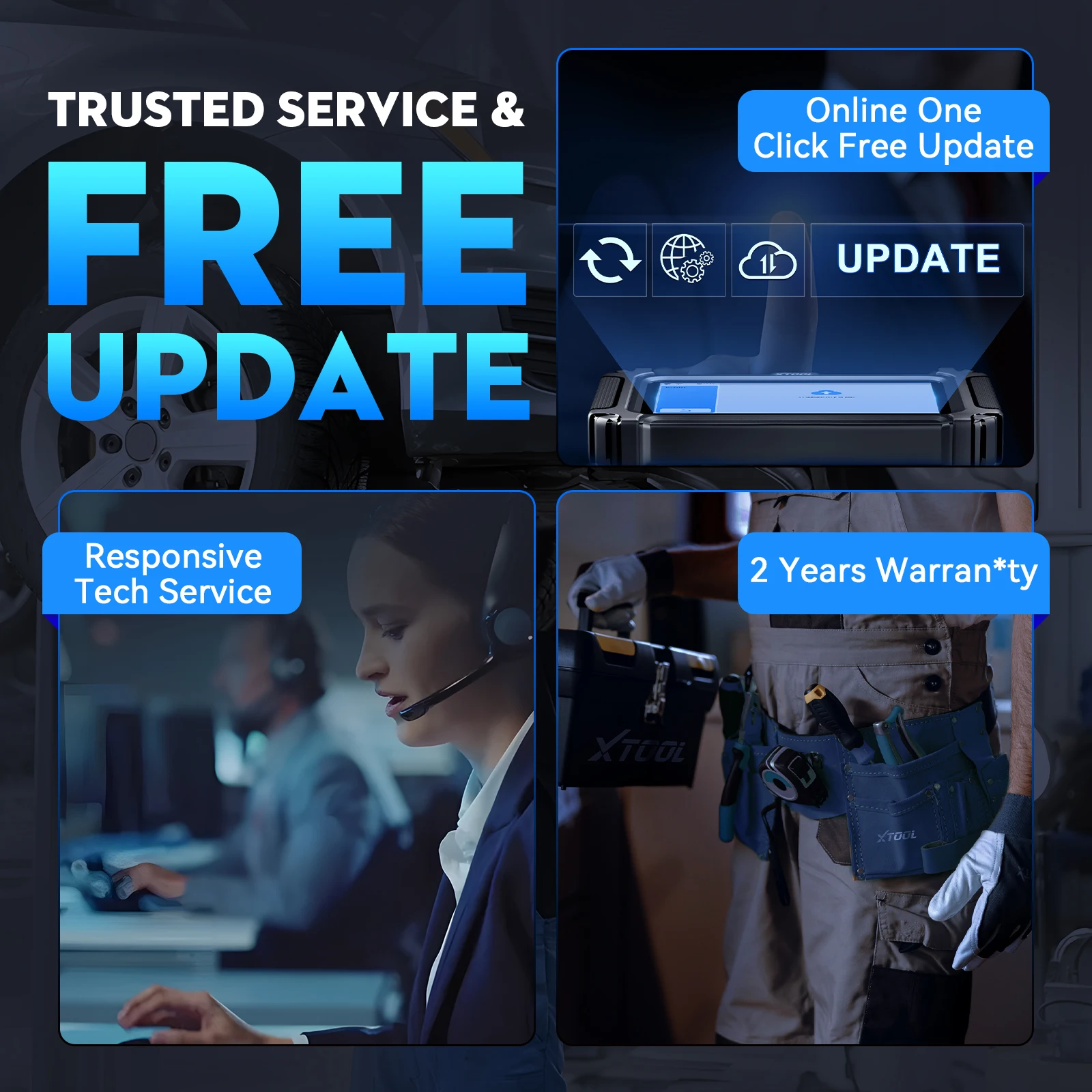 XTOOL D6S Strumento di diagnostica auto Scanner per tutti i sistemi automobilistici Oltre 30 servizi Aggiornamenti gratuiti a vita CANFD integrato FCA Consegna locale - immagine 5