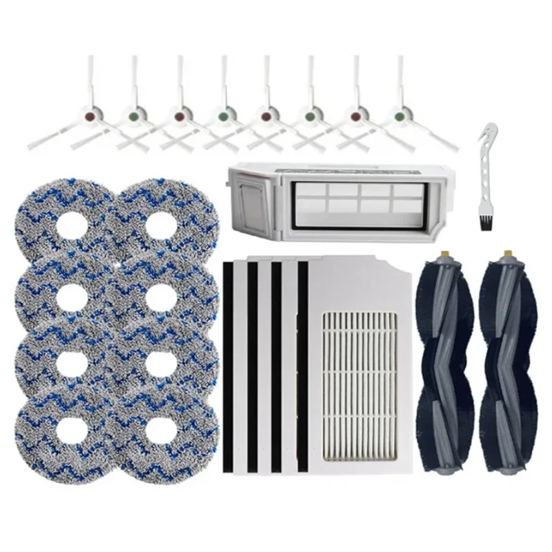 

Фильтр для робота-пылесоса Ecovacs Deebot X1 OMNI T10 TURBO/ T10, основная боковая щетка, Швабра, тканевая коробка для пыли, Сменные аксессуары