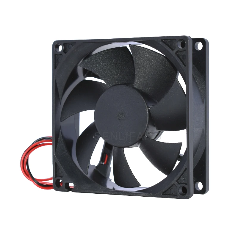 Ventilateur de refroidissement Double silencieux, 12v DC, 0,08 a, 8025, 8cm, 80x80x25mm, neuf