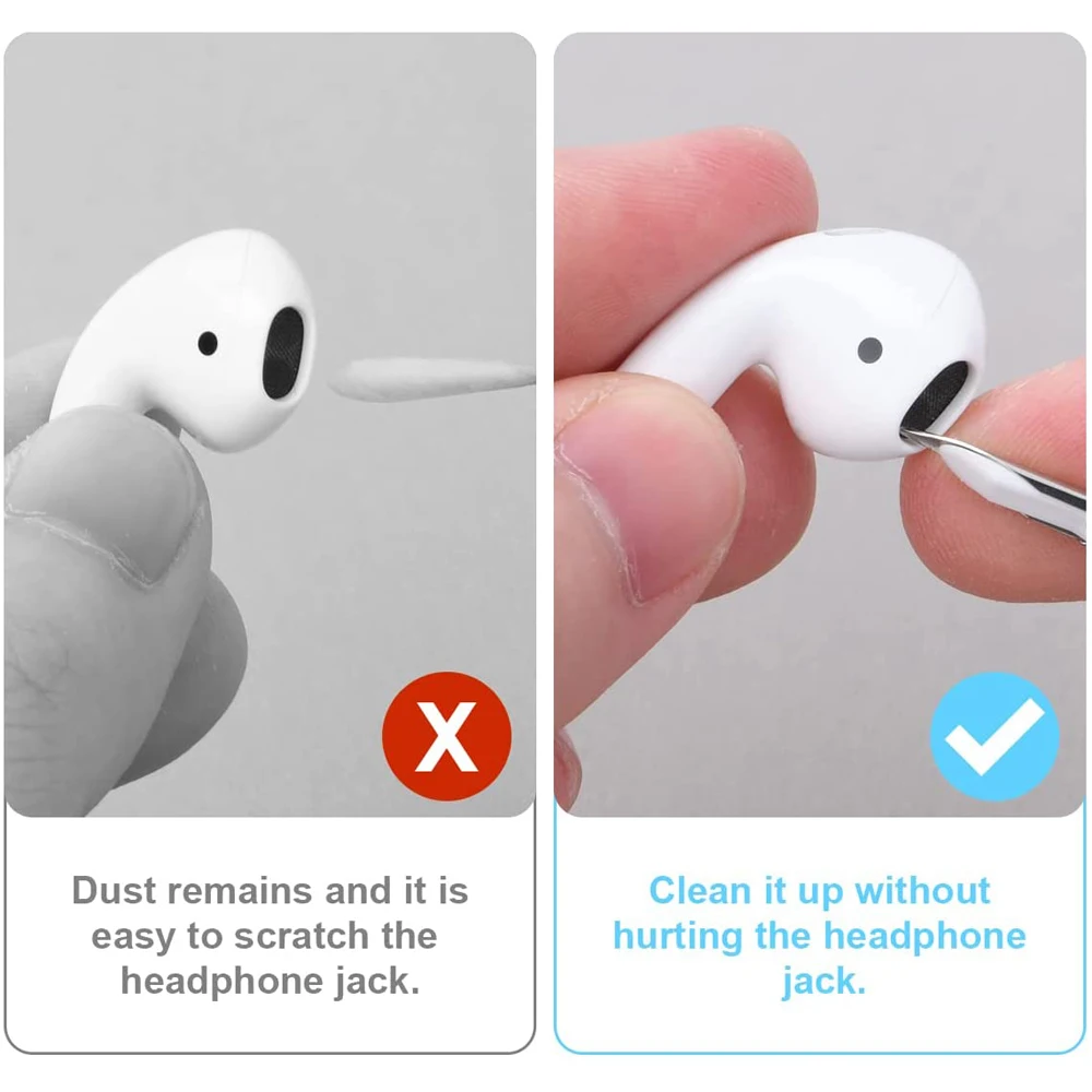 Zestaw do czyszczenia słuchawek Bluetooth dla Airpods Pro 3 2 1 wytrzymałe etui do czyszczenia szczoteczki do Xiaomi Airdots 3Pro