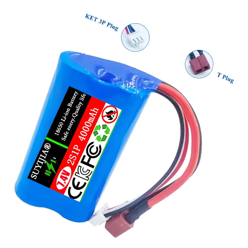 Batterie LiPo 3000-4000mAh pour RC - Lot de 1, Couleurs