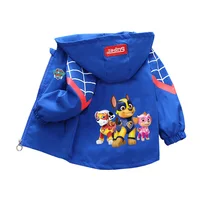 Spring Baby Boys Girls Coats Cartoon PAW Patrol Hoodies Jacket For Kids Sweatshirt Children Windbreaker Outerwear 1-10 Years 2