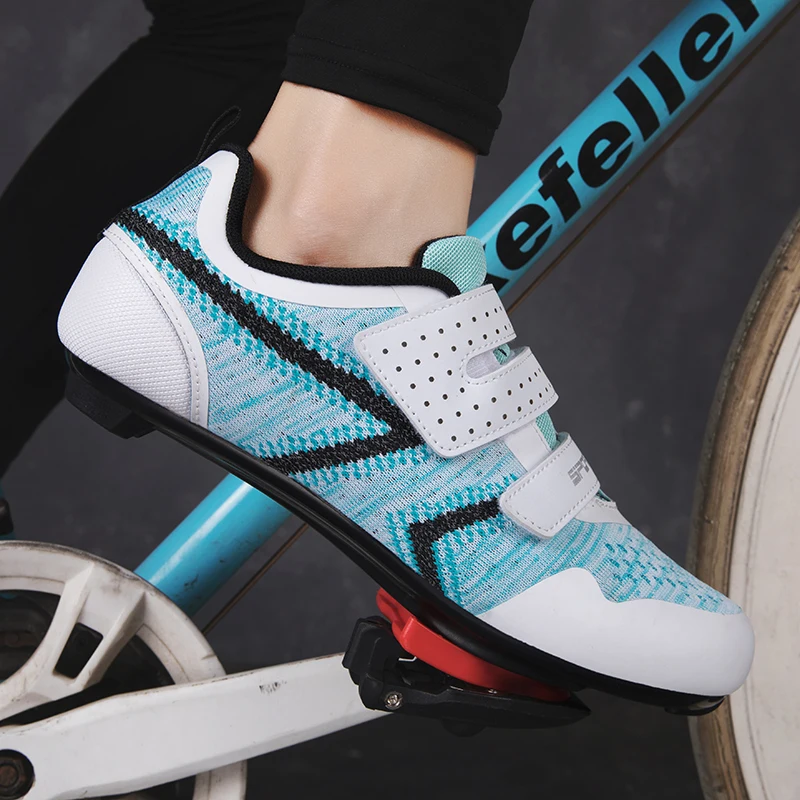 2024 New Ultralight MTB Cycling Shoes Men Breathable Bicycle Sneakers Women Racing Road Bike Shoes Self-Locking SPD Cleat Shoes