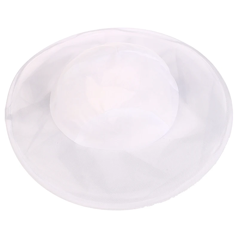 Household Bee Tools And Supplies Beekeeping White Cotton Bee Hat And Veil With Hinged Closure Anti Bee Protective Hat