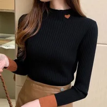 2023 New Ladies Sweaters Women Casual O neck Solid Jumpers Pullovers Autumn Winter Warm Womens Sweater Knitwear Bottoming Shirt