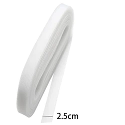 Stiff Polyester Horsehair Braid - 50 Yards for Wedding and Formal Dress Accessories (2.5cm white)