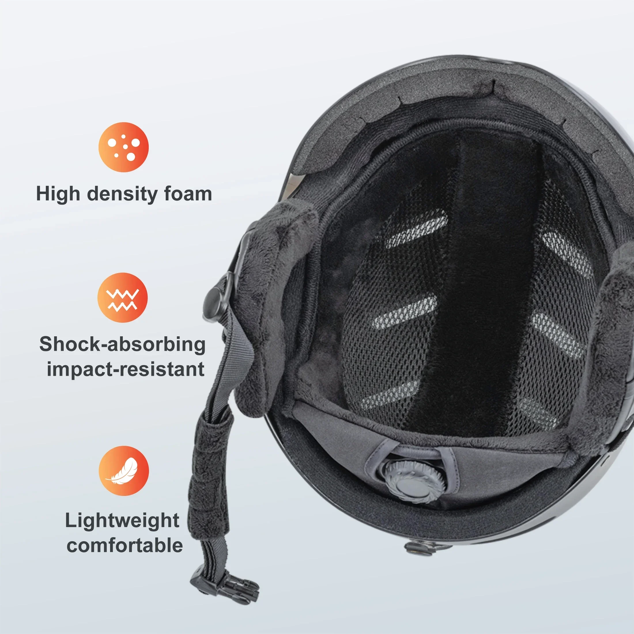 Seeker Ski Helmet with Goggles 5