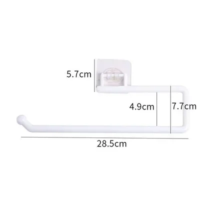 1PC Bathroom Paper Towel Holder Stainless Steel Vertical Toilet Paper Holder Perforation-free Floor Standing Toilet Paper Holder