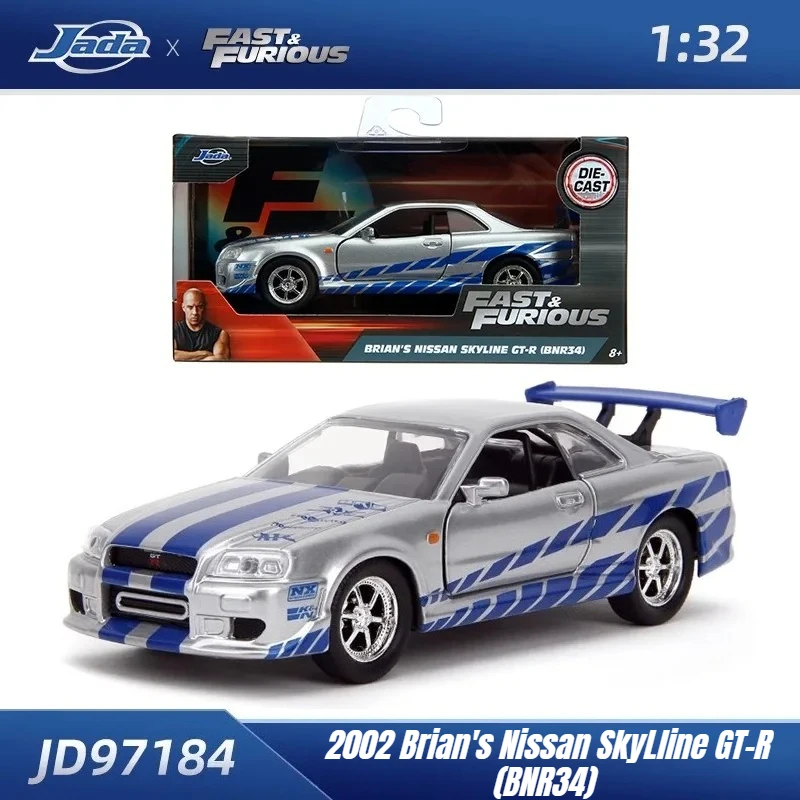 자다 토이즈 1:32 분노의 질주 합금 자동차, 미쓰비시 랜서 토야토 슈퍼 닛산 스카이라인 GTR 제타 RX-7 컬렉션 선물 장난감