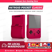 Console de jeu portable Retroid Pocket Classic, Snapdragon G1 Gen2, écran AMOLED 3,92'', Android 14, refroidissement actif, charge rapide, cadeau 1